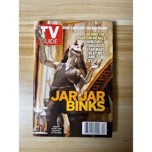 TV Guide Magazine Jar Jar Binks Star Wars The‎ Phantom Menace June 1999